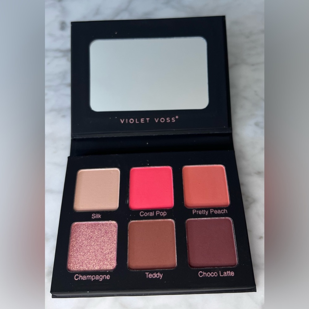 Coral Pop Eyeshadow Palette Violet Voss Cosmetics